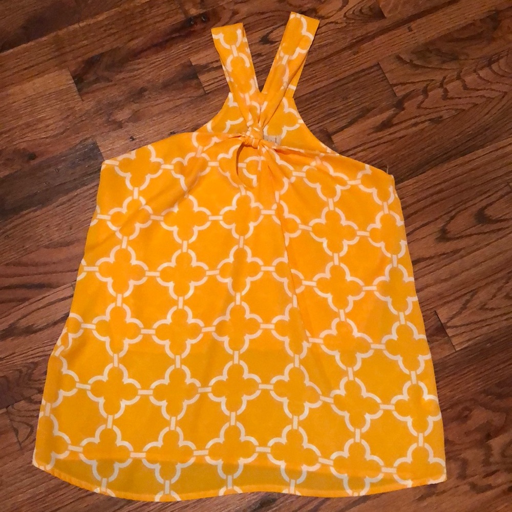 Pixi and Ivy Gold Keyhole Top